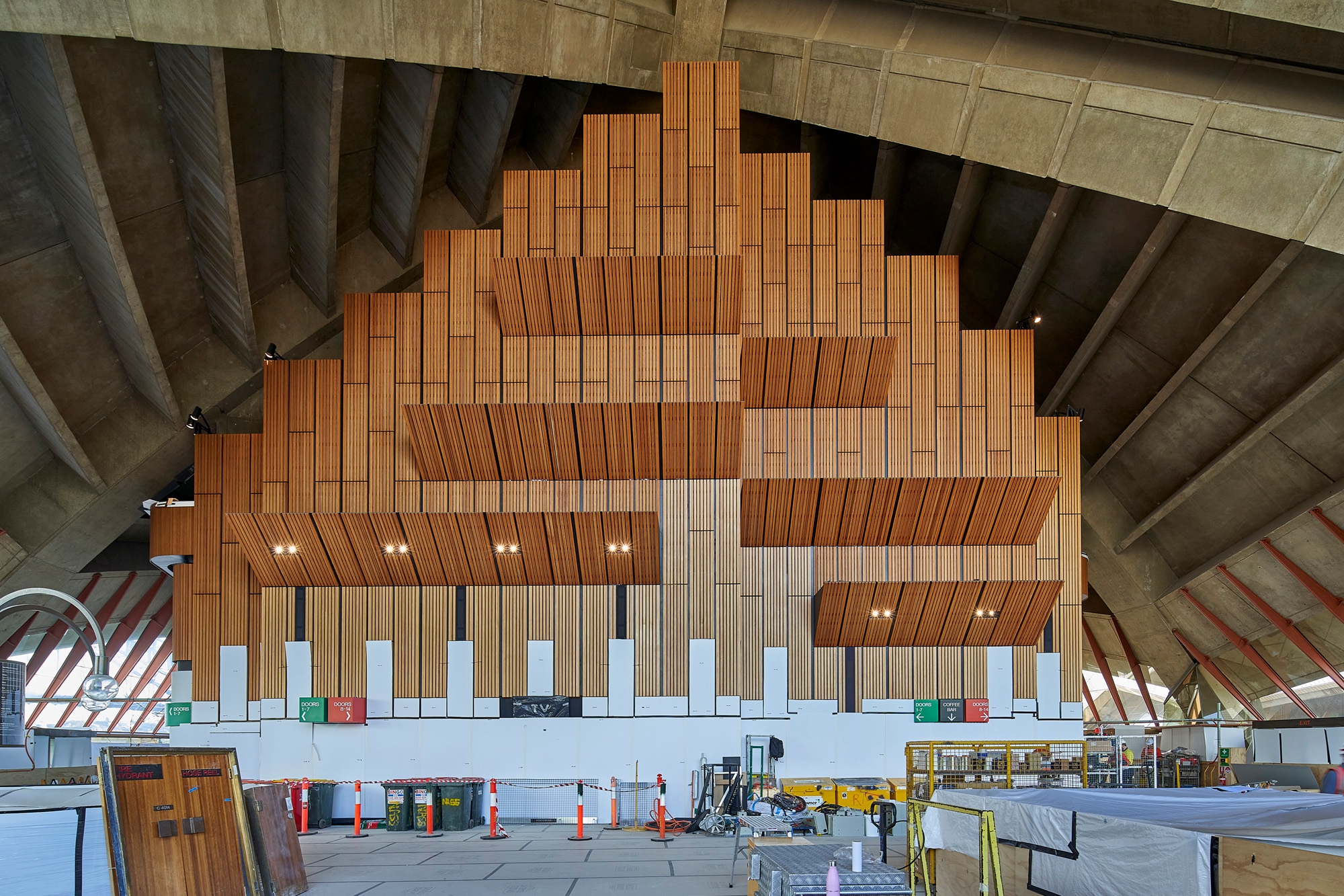 Renovation of the Southern Foyer at the Concert Hall.