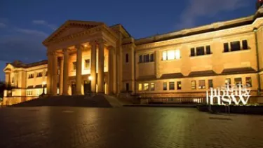 State library building of New South Wales.