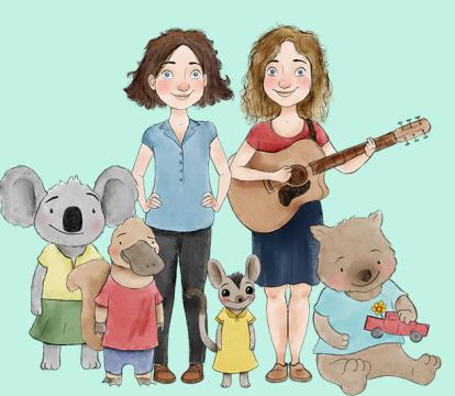Animated teeny tiny stevies musical group.